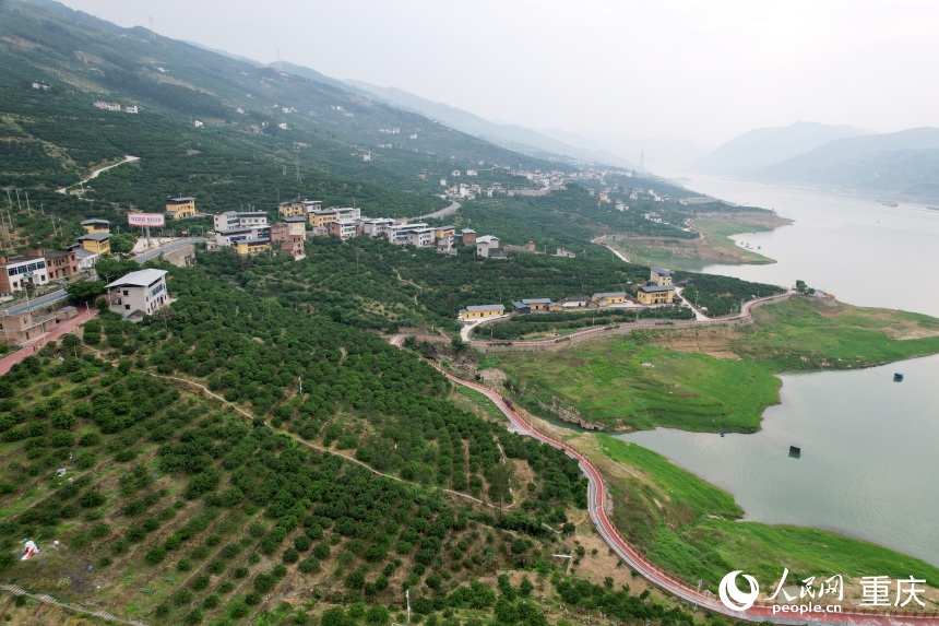 豐都縣安坪鎮(zhèn)三沱村。人民網(wǎng)記者 劉政寧攝